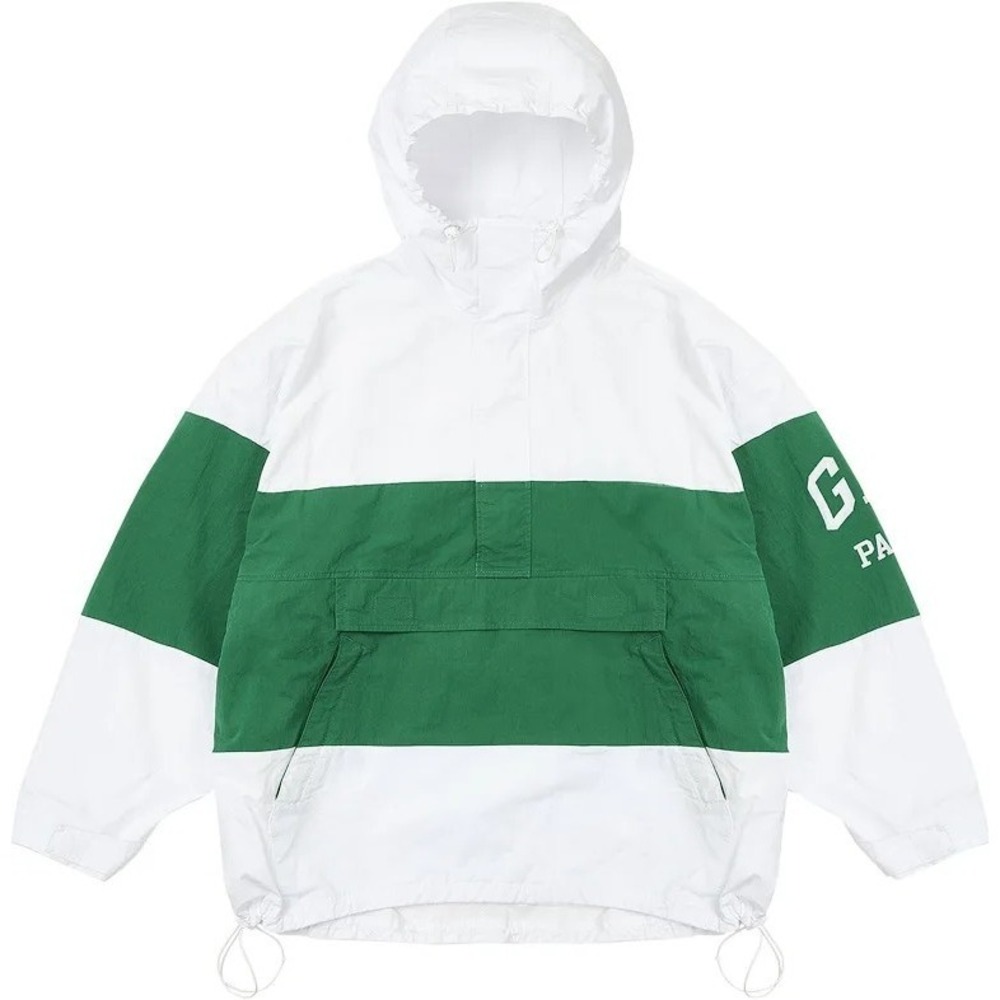 Palace x Gap Windbreaker White & Green - Size OVERSIZED Small - NEW